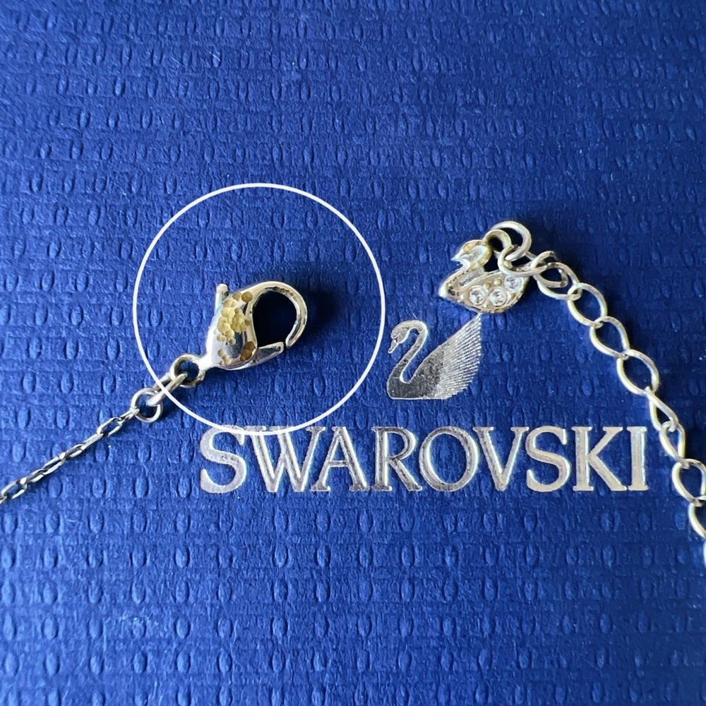 Swarovski Jewelry Attract Round Necklace White Rhodium Plating - Picture 12 of 15